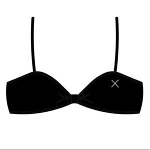 Boutine LA - Black Bow Tie Top
